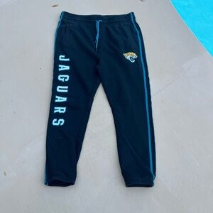 Jacksonville Jaguars Sweatpants XL Black Embroidered NFL